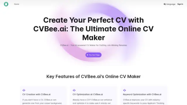 cvbee-ai-ai-cv-maker-free-online.webp